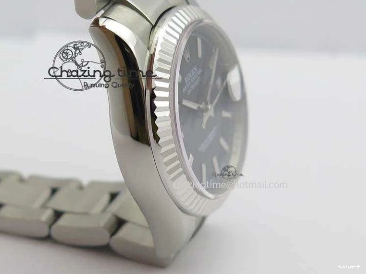 Best A2824 SS Dial SS BP-Maker 31mm DateJust Black V2 On Edition Bracelet 1008